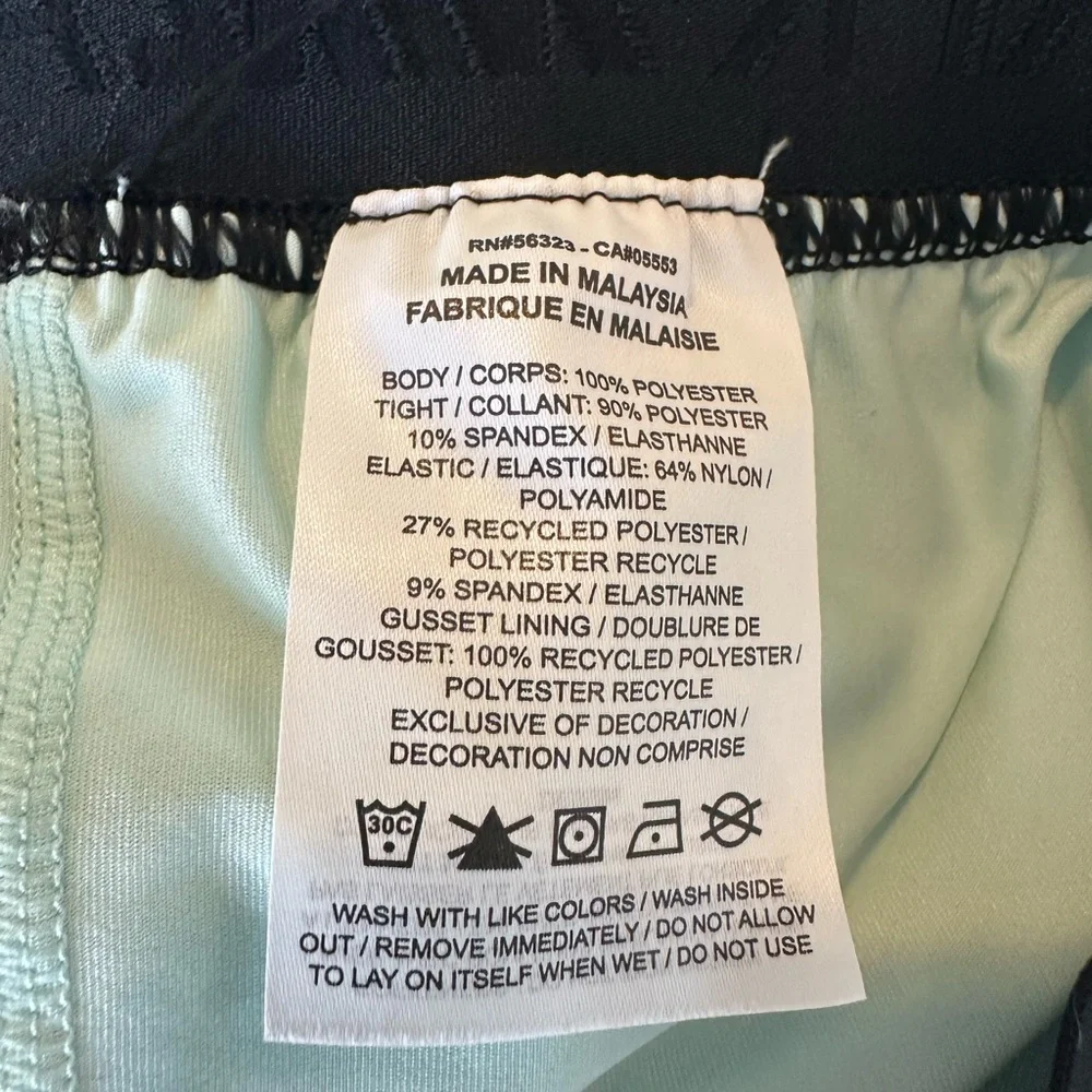 Nike Aqua Black Running Shorts Dri-FIT Athletic Workout Training Size Small